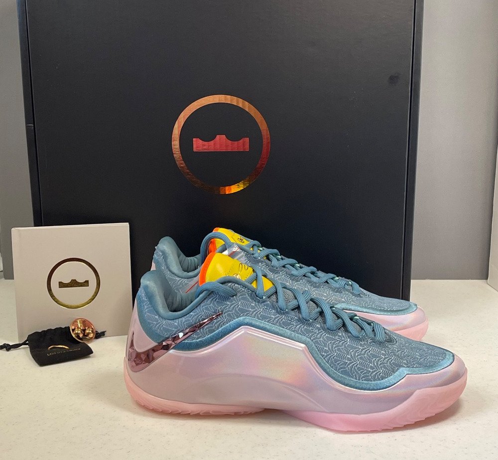 Nike LEBRON XXIII Miami Twice Men Size 9.5 Blue Pink Multi IH1513-001